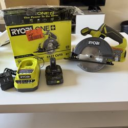 Ryobi 18V ONE+ 5-1/2” Circular Saw Kit - New with Battery and Charger