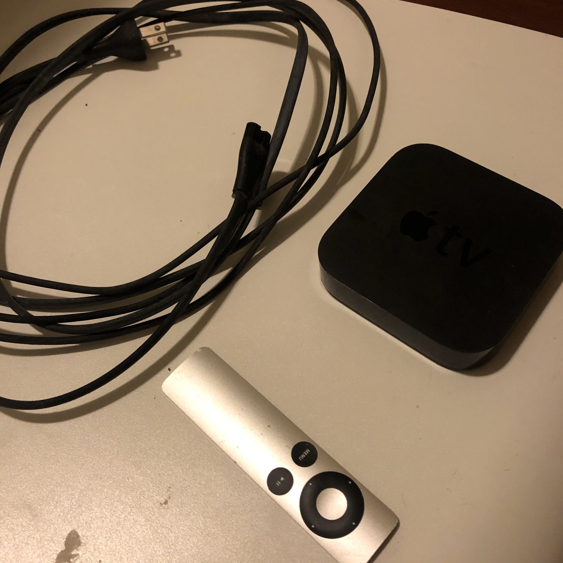 Apple TV 3rd Generation with remote, power and HDMI cable