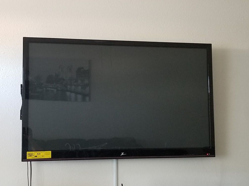 50inch Flat screen Zenith TV( please read)