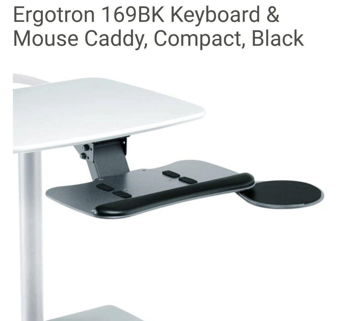 Ergotron universal keyboard and mouse caddy 169BK