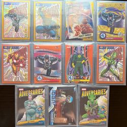 2026 Topps Fantastic Four Finest 11 Card Gold Orange Black Parallel Lot /50/25