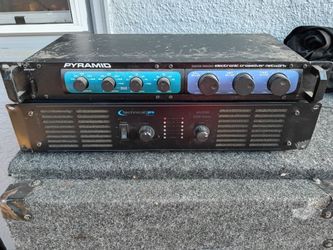 Technical Pro Amp & Pyramid Electronic Crossover