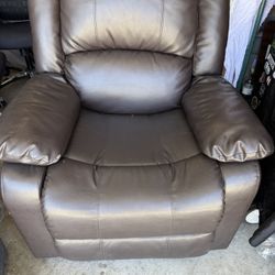 2 Brown Recliner $250