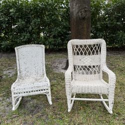 Antique Wicker Chairs