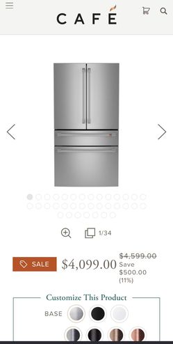 BRAND NEW CAFÉ French Door Refrigerator.
