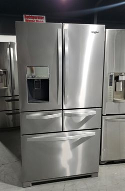 Whirlpool 4-Door Stainless Steel Refrigerator
