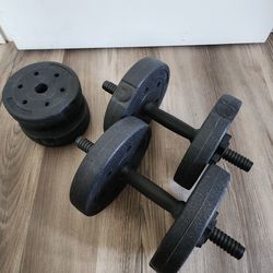 Dumbbells 4 Of 2.75 Pound 4 Of 6 Pounds 