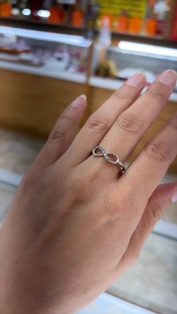 14k Infinity Ring 