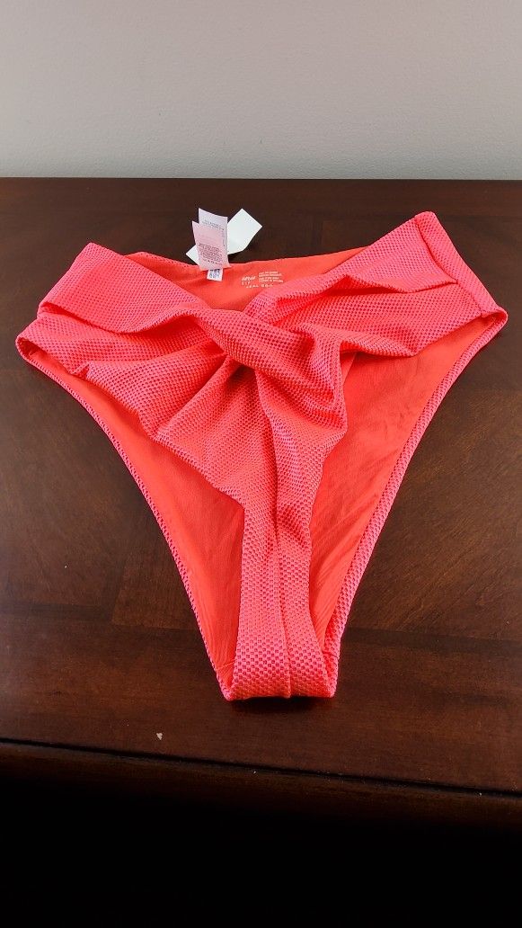 Aerie Coral Bikini Bottom Size Small