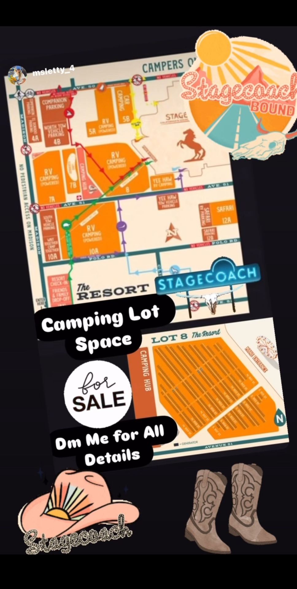 Stagecoach RV Camping Lot 8