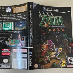 Legend Of Zelda Four Swords Adventure Case Artwork