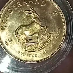 1978 Krugerrand Gold Coin 1oz