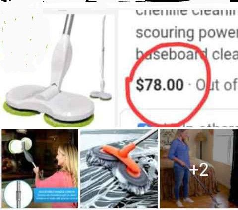 New QVC Hover Scrubber Omni Cordless Dual-Head Mop and Accessories **Selling OUT FAST**