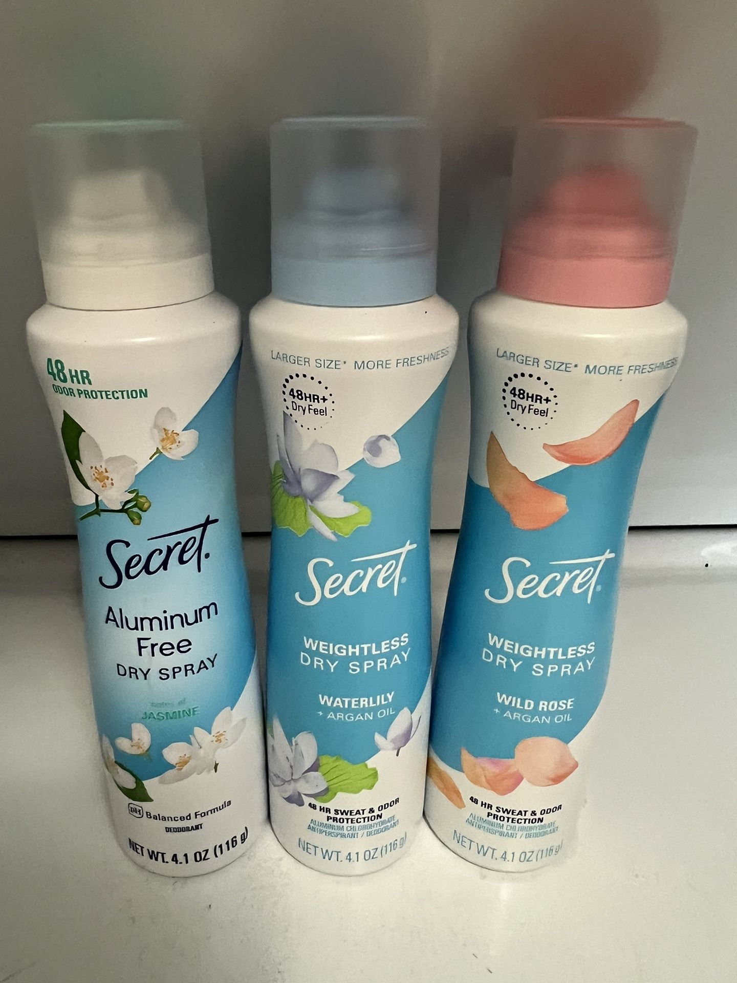 Secret deodorant Spray 3 for $15