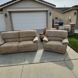 Sofa And Oversized Chair