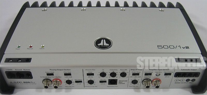 JL AUDIO AMP 500/1v2