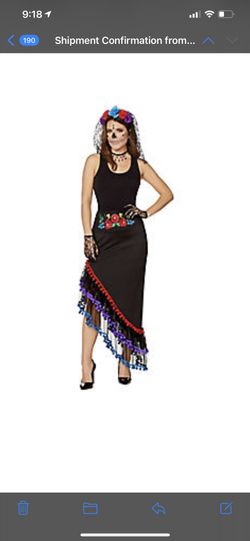 Brand new Lady Of The Dead Halloween costume