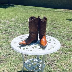 Leather Cowboy Boots