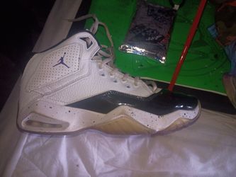 Air Jordan High-Top Sneakers White Navy