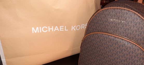 MICHAEL KORS LG BACKPACK BROWN ABBEY