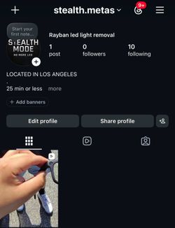 Rayban meta led