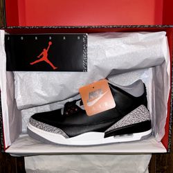 Brand New Jordan 3 Retro OG “Black Cement” (2024) Mens Size 10.5 And 11
