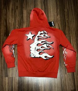 Hellstar Records Hoodie – Red (Men’s)