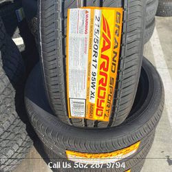 215/50r17 new tires including install and balance