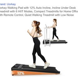 Walking Pad with 12% Auto Incline