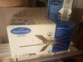 Harbor Breeze ceiling fan and spotlight kit