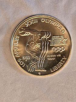 1983 Los Angeles XXIII Olympiad Commemorative Silver Dollar