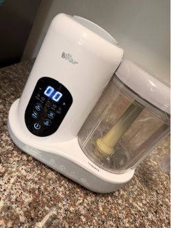 BEAR 2024 Smart Touchscreen One-Step Baby Food Maker - All-in-One Homemade Baby Food Maker for Healthy Feeding - LED Display Panel - Auto-Cooking & Se