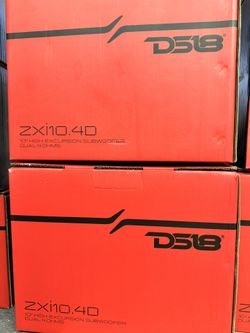 2 10” Subwoofers Ds18 Zxi 10s 