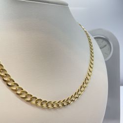 Gold Chain Cuban 14K Solid New 