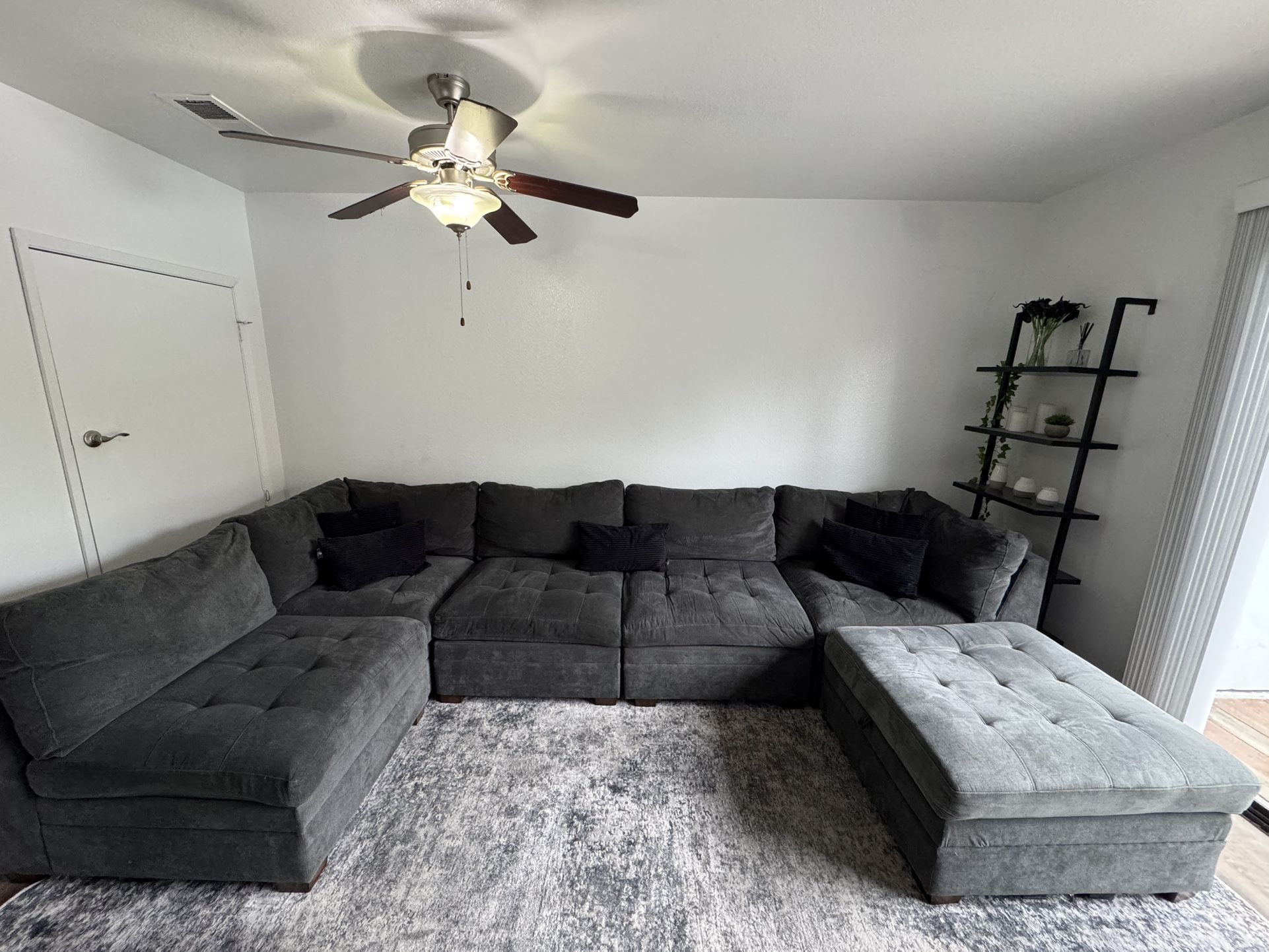 Couch - Sectional - Dark Grey