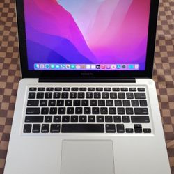 2011 Apple MacBook Pro 13.9" Intel Core i5 4gb Ram 250gb HD  Working Great,  High Sierra OS And  Ms Office And Charger 