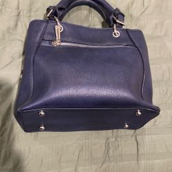 Navy Blue Purse  Like New