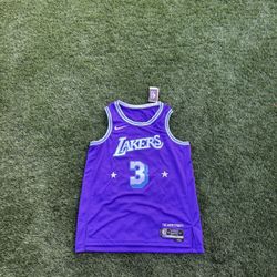 Anthony Davis Authentic City Edition Nike Los Angeles Lakers Purple Jersey 