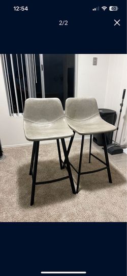 Grey bar stools