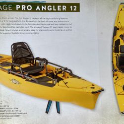 Hobie Pro Angler 12 Fishing Kayak Ready To Fish