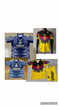 Soccer America america 🦅🦅las home and away local visitante aguilas New Jersey  2025-  2026 fan version  player version small to 4xl tricampeon futbo