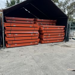Used Pallet Racks Beams Uprights Wire Decks Industrial Shelving 