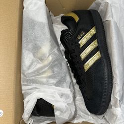 adidas Samba OG Mexico Black Gold Metallic size 4.5/6w