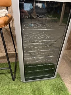 Free ‼️ Small Wine Cooler with Glass Door