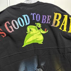 Oogie Boogie Bash Spirit Jersey Size L NWT