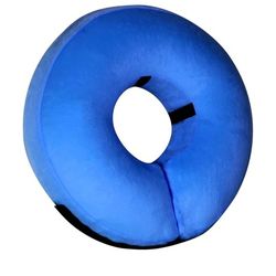 Tonqixope Inflatable Pet Collar, Blue, Size Large