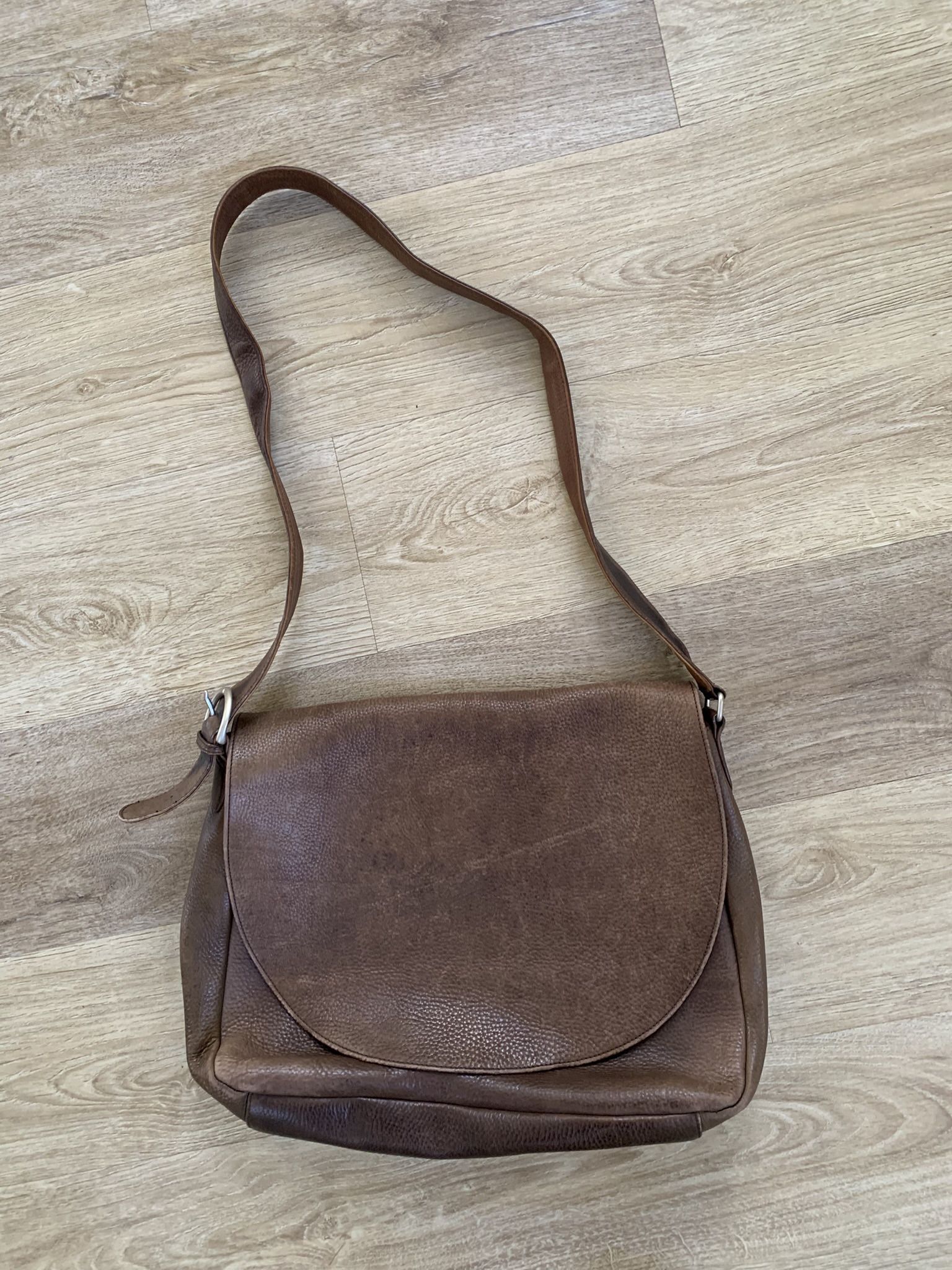 Leather Messenger Bag ( Computer Bag)