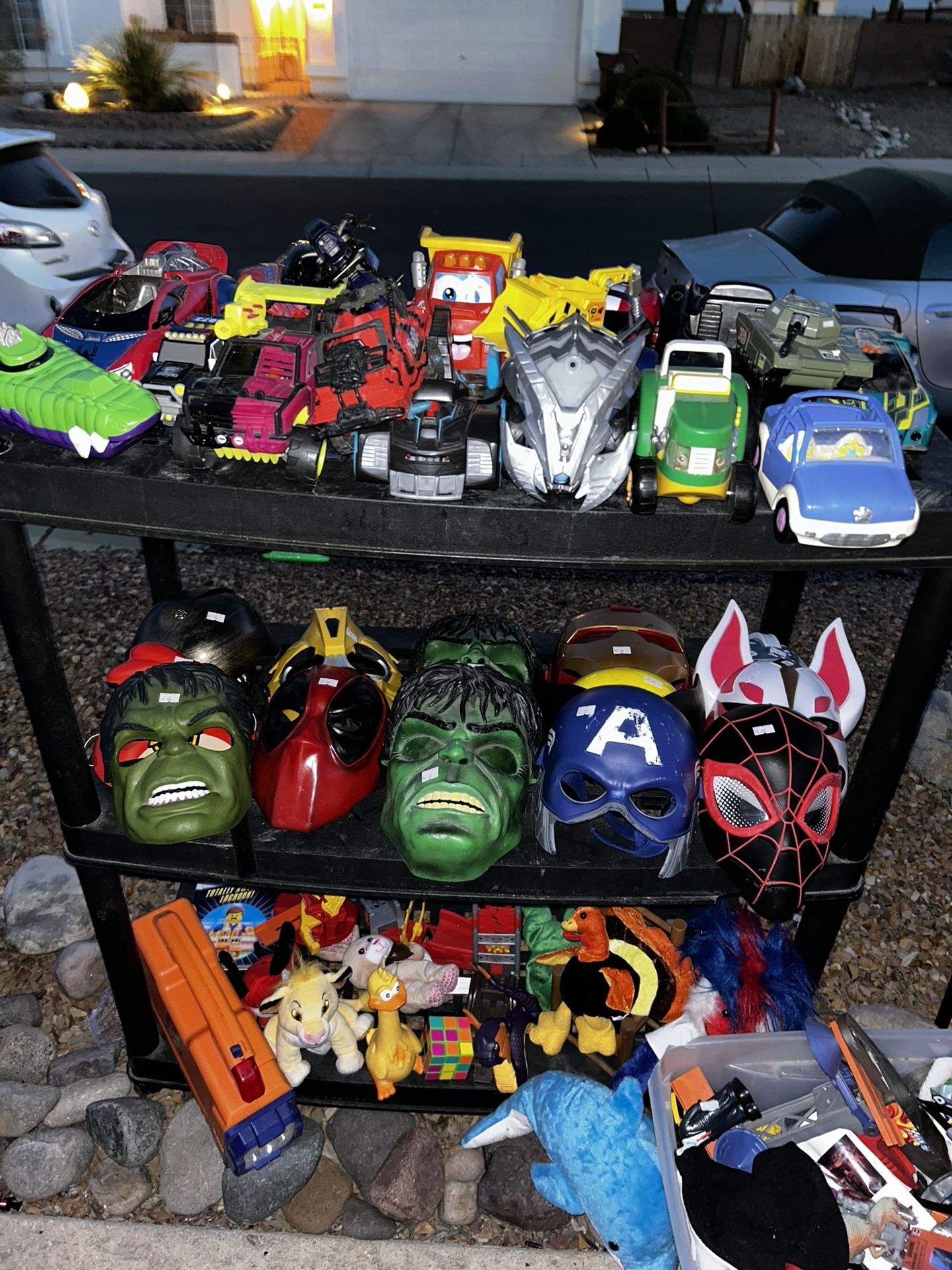 Super Hero Masks  Trucks Toys 