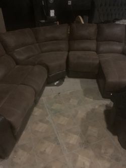 Brown Couch Sectional