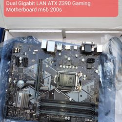 MSI Z390-A PRO LGA1151 (Intel 8th and 9th Gen) M.2 USB 3.1 Gen 2 DDR4 HDMI DP CFX Dual Gigabit LAN ATX Z390 Gaming Motherboard m6b 200s